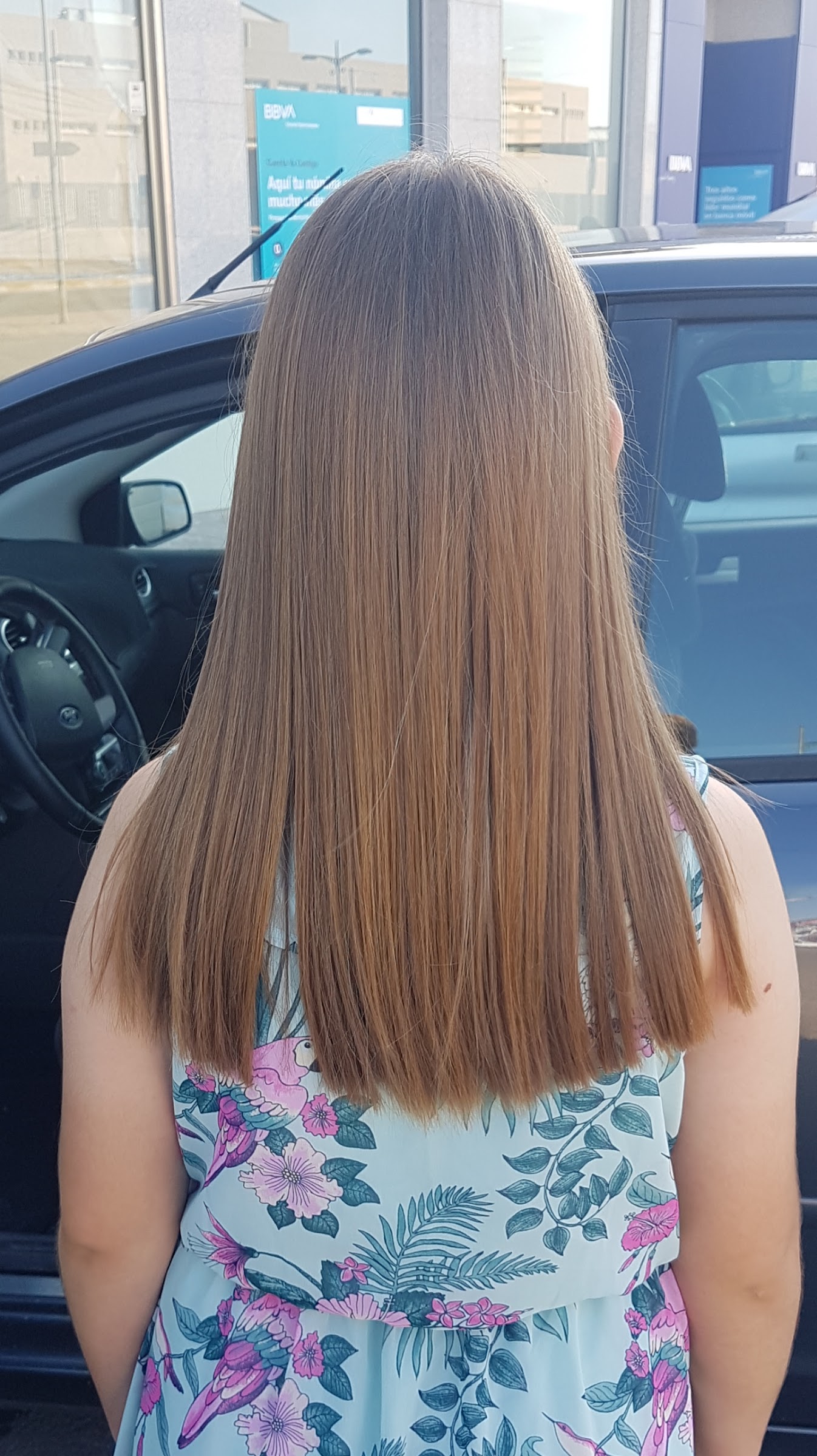 Corte y acabado en melena larga